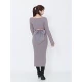 BACKリボンリブニットワンピース | EATME | 詳細画像5