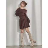 BACKレースアップワンショルニットワンピース | EATME | 詳細画像13