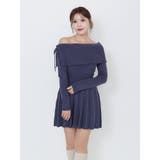 BACKレースアップワンショルニットワンピース | EATME | 詳細画像14