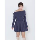 BACKレースアップワンショルニットワンピース | EATME | 詳細画像15