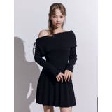 BACKレースアップワンショルニットワンピース | EATME | 詳細画像40