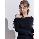 BACKレースアップワンショルニットワンピース | EATME | 詳細画像44