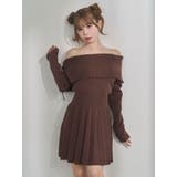 BACKレースアップワンショルニットワンピース | EATME | 詳細画像9