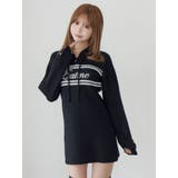 フーディーロゴニットワンピース | EATME | 詳細画像10