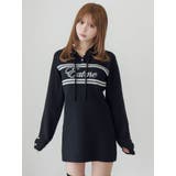 フーディーロゴニットワンピース | EATME | 詳細画像11