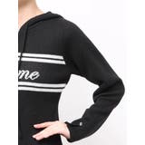 フーディーロゴニットワンピース | EATME | 詳細画像28