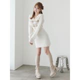 フーディーロゴニットワンピース | EATME | 詳細画像5