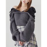 グレー | ニットドッキングシャツ | EATME