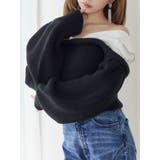 ブラック | ニットドッキングシャツ | EATME