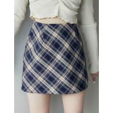 ネイビー | チェックミニスカート | EATME