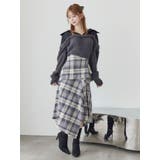 チェックドレープスカート | EATME | 詳細画像4