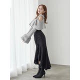 サイドギャザーマーメイドスカート | EATME | 詳細画像19 