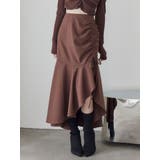 ブラウン | サイドギャザーマーメイドスカート | EATME