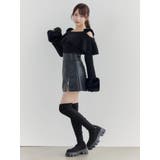 ヘムジップフェイクレザースカート | EATME | 詳細画像14