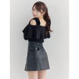 ヘムジップフェイクレザースカート | EATME | 詳細画像18