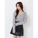 ヘムジップフェイクレザースカート | EATME | 詳細画像9