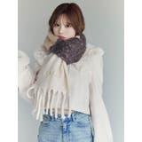 ボーダー刺繍マフラー | EATME | 詳細画像3 