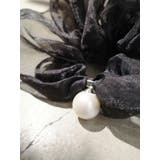 ポイントフェイクパールオーガンジーシュシュ | EATME | 詳細画像2