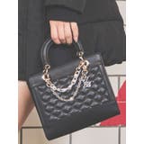 ブラック | チャームハンドバッグ | EATME