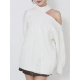 ダメージワンショルニット | EATME | 詳細画像1