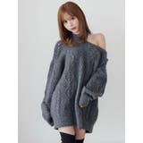 ダメージワンショルニット | EATME | 詳細画像30