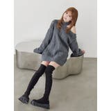 ダメージワンショルニット | EATME | 詳細画像36