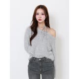 ワンショルダーシャギーニットTOP | EATME | 詳細画像10