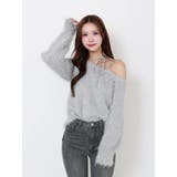 ワンショルダーシャギーニットTOP | EATME | 詳細画像11