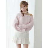 ワンショルダーシャギーニットTOP | EATME | 詳細画像17