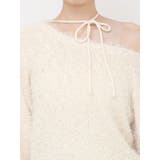 ワンショルダーシャギーニットTOP | EATME | 詳細画像45