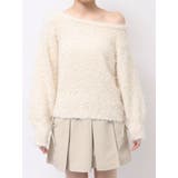 ワンショルダーシャギーニットTOP | EATME | 詳細画像49