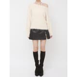 ワンショルダーシャギーニットTOP | EATME | 詳細画像50