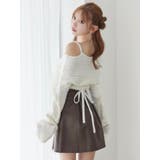 BACKリボンカシュクールニットTOP | EATME | 詳細画像12 