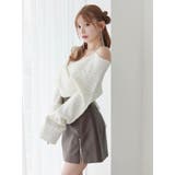 BACKリボンカシュクールニットTOP | EATME | 詳細画像13 