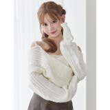 BACKリボンカシュクールニットTOP | EATME | 詳細画像2 