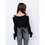 BACKリボンカシュクールニットTOP | EATME | 詳細画像23 
