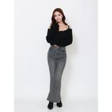 BACKリボンカシュクールニットTOP | EATME | 詳細画像24 