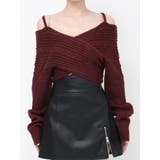 BACKリボンカシュクールニットTOP | EATME | 詳細画像33 