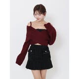 BACKリボンカシュクールニットTOP | EATME | 詳細画像5 