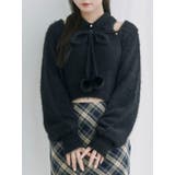 ブラック | シャツカラーアンサンブルニットTOP | EATME