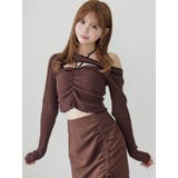 ワンショルバイカラーリブTOP | EATME | 詳細画像2