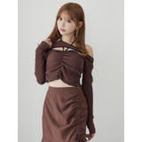 ワンショルバイカラーリブTOP | EATME | 詳細画像4