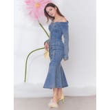 アシンメトリーマーメイドデニムワンピース | EATME | 詳細画像10 