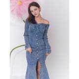 アシンメトリーマーメイドデニムワンピース | EATME | 詳細画像13 