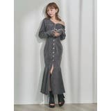 アシンメトリーマーメイドデニムワンピース | EATME | 詳細画像15 