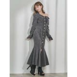 アシンメトリーマーメイドデニムワンピース | EATME | 詳細画像19 