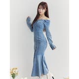 アシンメトリーマーメイドデニムワンピース | EATME | 詳細画像21 