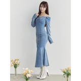 アシンメトリーマーメイドデニムワンピース | EATME | 詳細画像23 