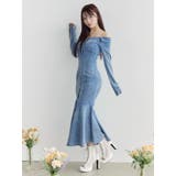 アシンメトリーマーメイドデニムワンピース | EATME | 詳細画像25 