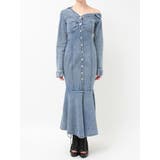 アシンメトリーマーメイドデニムワンピース | EATME | 詳細画像26 